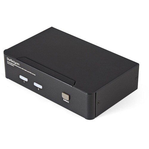 StarTech.com 2 Port USB HDMI KVM Switch mit Audio und USB 2.0 Hub - 2 Computer - 1 Lokaler Benutzer(n) - WUXGA - 1920 x 12