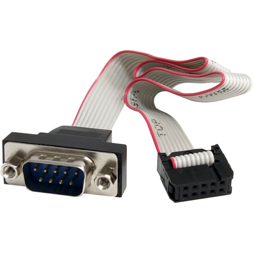 StarTech.com 10 Pin Motherboard Pinheader auf serielles DB9 Kabel - Mainboard intern auf extern RS232 - Cable for Hauptpla