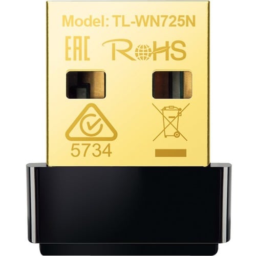 TL-WN725N 11BGN 150MB 2.4GHZ WPA WPE WL N USB ADAP NANO REALTEK