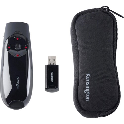 TÈlÈcommande de prÈsentation avec joystick Presenter Expert - Sans fil - 4 Bouton(s) ñ Pointeur Laser rouge ñ RadiofrÈquen