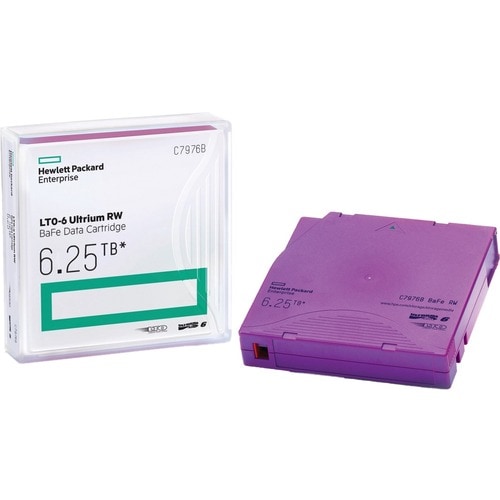 LTO6 ULTRIUM 6.25TB BAFE RW DATA TAPE PL=7A