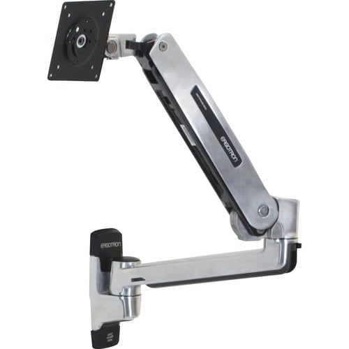 Ergotron Wandhalterung für Flachbildschirm - Poliertes Aluminium - Höhenverstellbar - Bildschirmgröße: 42 Zoll (106,68 cm)