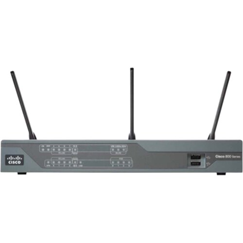 Routeur Cisco 890 892FSP - 9 Ports - 8 RJ-45 Port(s) - Port de gestion - 1 - 512 Mo - Gigabit Ethernet - Bureau - 1 an(s)