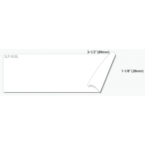 Etiquette d'adresse Seiko SLP-R2RL - 28 mm Width x 89 mm Longueur - Amovible Adhésif - Rectangle - Impression thermique di