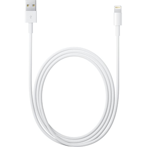 Câble pour transfert de données Apple - 2 m Lightning/USB - pour iPad, iPhone, iPod, Téléphone portable - 2e bout: 1 x 8-p