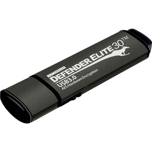 32GB DEFENDER ELITE30 FLASH DRV USB 3 AES HW ENCRYPTED FLASH DRIVE