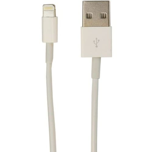 LIGHTNING TO USB WHITE 1 METER CABLE