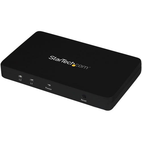 StarTech.com 2 Port HDMI 4k Video Splitter - 1x2 HDMI Verteiler mit Aluminiumgehäuse - 4k @ 30 Hz - bis 30 Hz - 3840 × 216