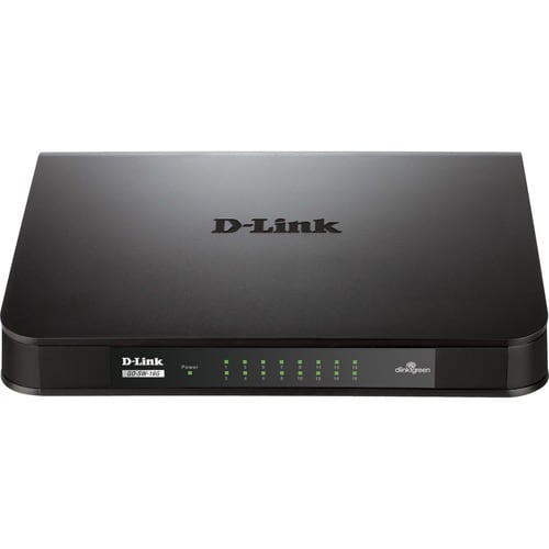 Commutateur Ethernet D-Link GO-SW-16G 16 Ports - 10/100/1000Base-T - 2 Couche supportée - Bureau