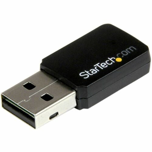 StarTech.com Mini adaptateur USB 2.0 réseau sans fil AC600 double bande - Clé USB WiFi 802.11ac 1T1R - USB 2.0 - 433 Mbit/