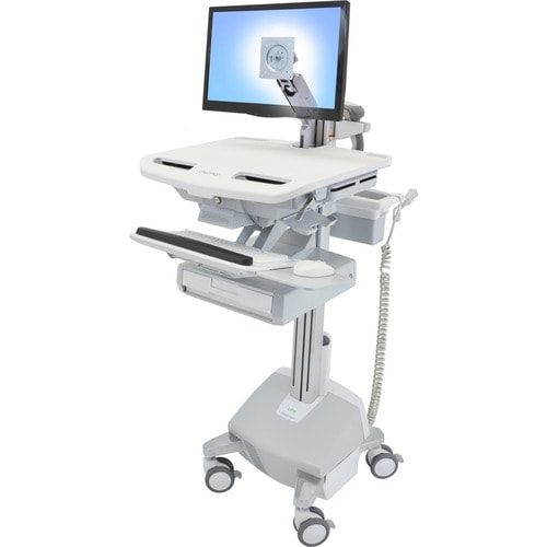 Ergotron StyleView SV44 Höhenverstellbar Monitorständer - Bildschirmgröße: Bis zu 61 cm (24 Zoll) - 14,97 kg Tragfähigkeit