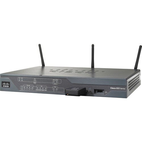 Routeur Cisco 880 888 - 4 RJ-45 Port(s) - Port de gestion - Fast Ethernet - SHDSL - Bureau - 1 an(s)