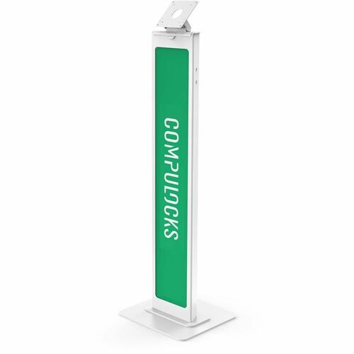 Compulocks VESA Brandable Floor Stand White - 100mm x 100mm VESA Compatible Mount, Can be set in landscape or portrait mod