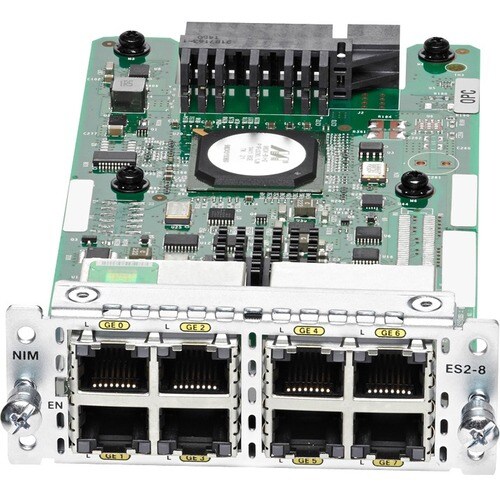 Module d'extension Cisco - Pour Réseau de Données, Réseau Fibre Optique - 8 x Slots d'extension - Mini-GBIC (SFP)