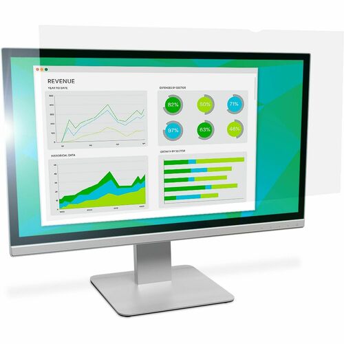 Filtre standard pour écran 3M Anti-éblouissement Chrystal claire, Mat - Pour 61 cm (24") Écran large LCD Moniteur - 16:10 