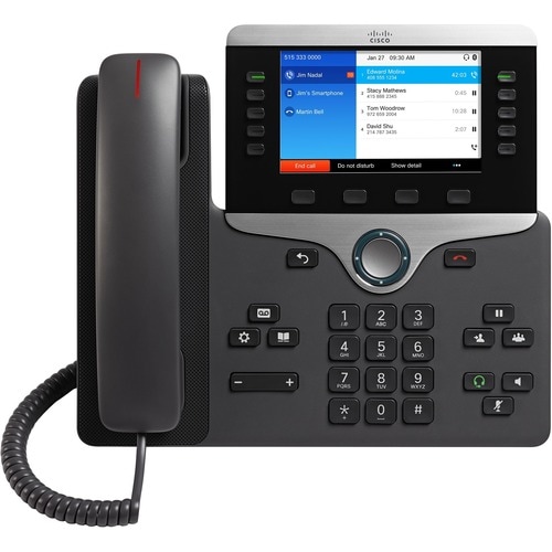 CISCO IP PHONE 8851 WITH MULTIPLATFORM PHONE FIRMWARE     IN