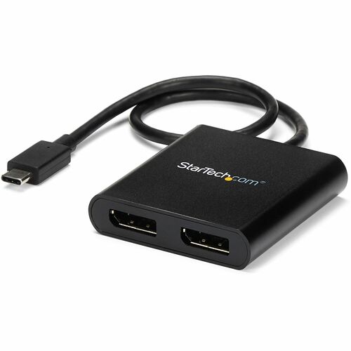 StarTech.com USB-C zu Dual DisplayPort 1.2 Adapter, Multi-Monitor MST Hub/Splitter, Dual 4K30Hz/1080p 60Hz, Windows, Thund