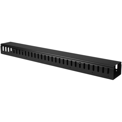 StarTech.com Panneau de gestion de câbles 0U de 91 cm pour rack - Guide-câbles avec conduit encoché - Organisateur pour câ