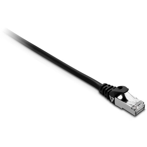 V7 V7CAT7FSTP-2M-BLK-1E 2,01 m Kategorie 7 Netzwerkkabel - Cable for Netzwerkgerät - 10 Gbit/s - Patchkabel - Abschirmung 