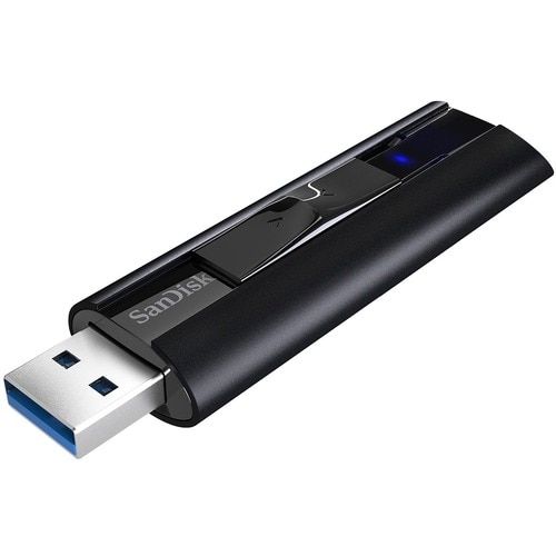 Lecteur flash SanDisk Extreme PRO - 128 Go - USB 3.2, USB 3.1, USB 3.0, USB 2.0 - 420 Mo/s Read Speed - 380 Mo/s Write Speed
