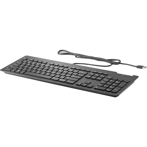 HP Business Tastatur - Kabel Konnektivität - USB Schnittstelle - Deutsch - Schwarz - Desktop Computer - PC