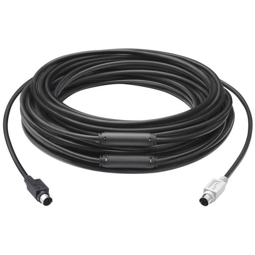 Câble pour transfert de données Logitech - 15 m PSX 2 - pour Vidéo de surveillance, Haut-parleur Main Libre - 1 - 2e bout: