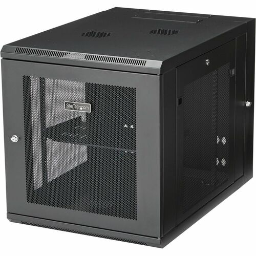 Rack Serveur 12U 19" à Montage Mural - Boîtier Armoire Serveur à Charnières - Jusqu'à 61 cm de Profondeur - Armoire Réseau