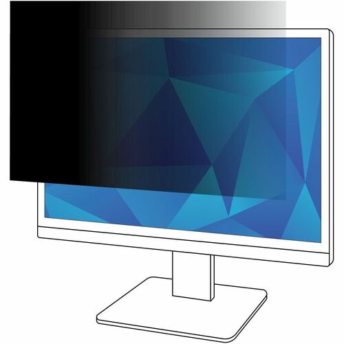 Filtre de confidentialité pour écran 3M Anti-éblouissement Noir, Mat - Pour 55,9 cm (22") Écran large LCD Moniteur - 16:10