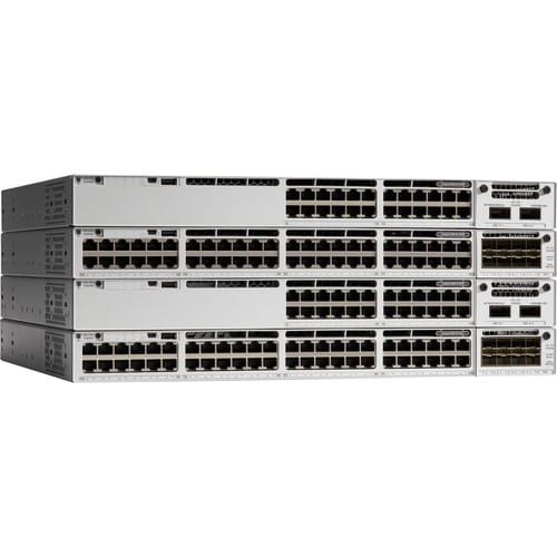 Commutateur Ethernet Cisco Catalyst 9300 C9300-24P 24 Ports Gérable - 2 Couche supportée - Paire torsadée
