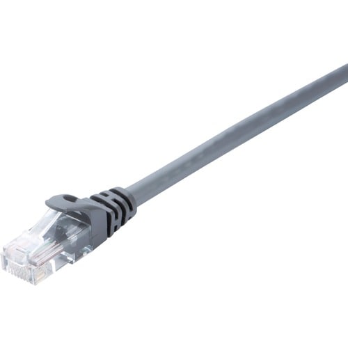 V7 V7CAT6UTP-01M-GRY-1E 1,01 m Kategorie 6 Netzwerkkabel - Cable for Modem, Router, Hub, Patchfeld, Wandscheibe, PC, Netzw