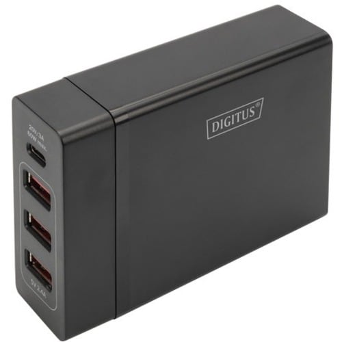 Digitus 4-Port Universal USB-Ladeadapter, USB Type-C™. Aufladetyp: Drinnen, Energiequelle: AC, Aufladekompatibilität: Lapt