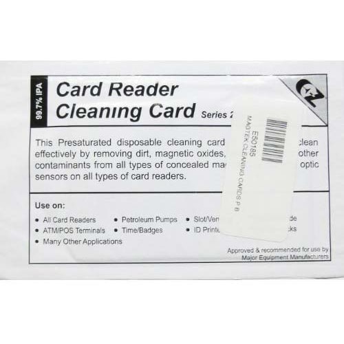 MAGTEK CLEANING CARDS SINGLE SOLD INDIVIDUALLY