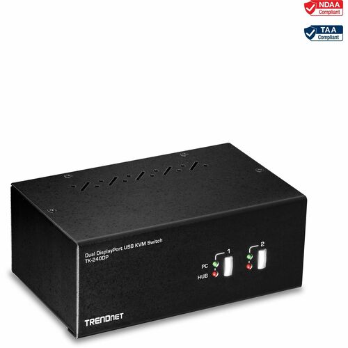 Trendnet TK-240DP, 3840 x 2160 Pixel, 4K Ultra HD, Schwarz