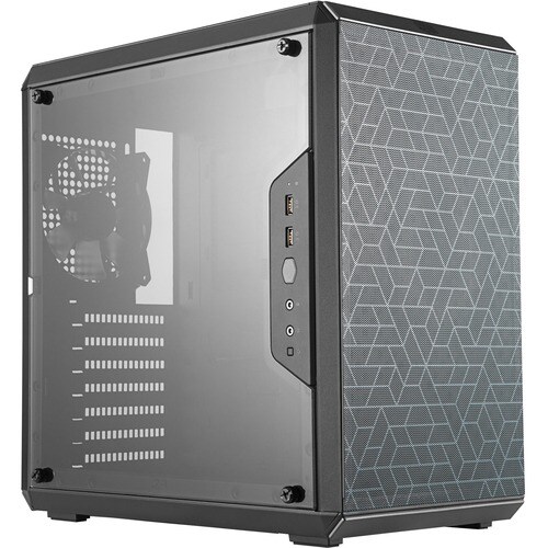Cooler Master MasterBox Q500L Computer Case - Mid-tower - Black - Steel, Plastic, Acrylic - 2 x Bay - 1 x 4.72" x Fan(s) I