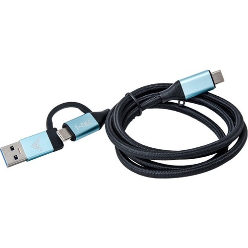 i-tec USB-C auf USB-C Kabel mit integriertem USB 3.0 Adapter. Kabellänge: 1 m, Anschluss 1: USB C, Anschluss 2: USB C, USB
