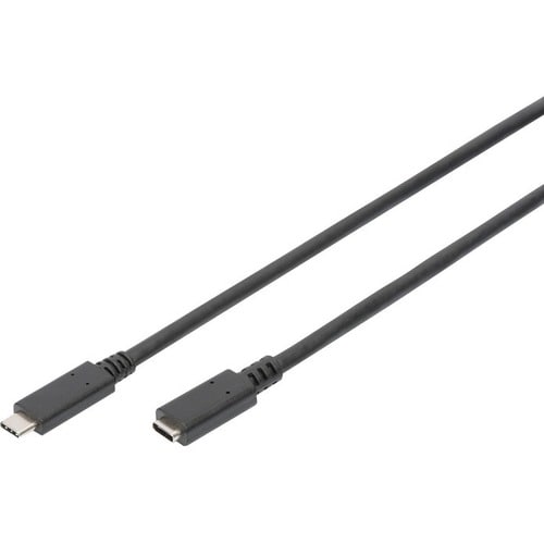 Digitus USB Type-C Verlängerungskabel, Type-C - C. Kabellänge: 2 m. Anschluss 1: USB C, Anschluss 2: USB C, USB-Version: U