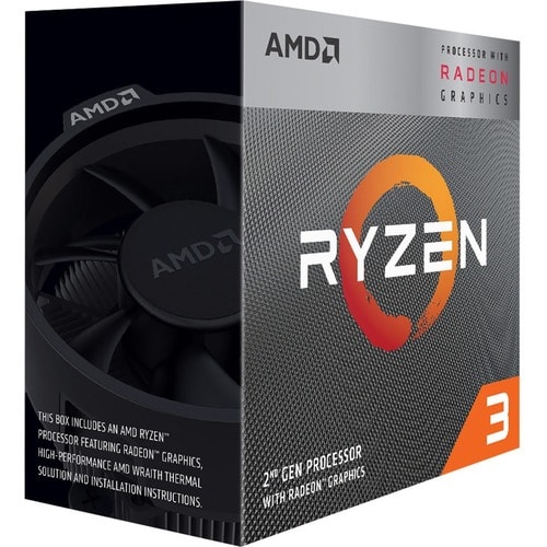 Processeur AMD Ryzen 3 3200G Quad-core (4 cœurs) 3,60 GHz - Vente au détail Pack - 4 Mo Cache L3 - 2 Mo Cache L2 - 4 GHz V