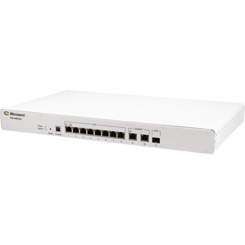 Microchip PDS-408G 10 Anschlüsse Verwaltbar Ethernet-Switch - 2 Unterstützte Netzwerkschicht - Modular - 1 SFP-Steckplätze