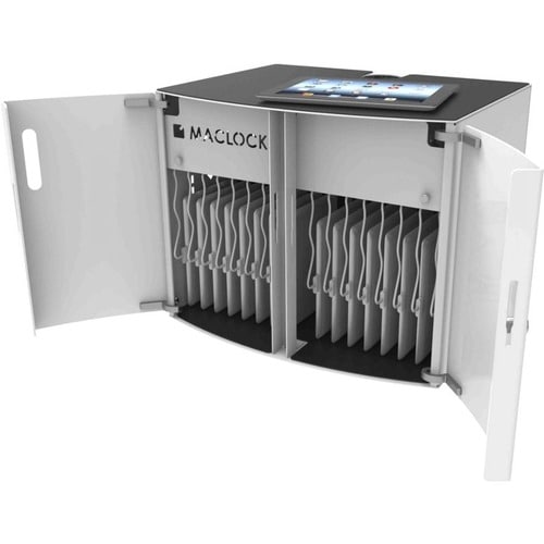 Compulocks CartiPad Tablet / Laptop Charging Cabinet For Counter Top or Wall Mount UK Power Plug - Simultaneously Store & 