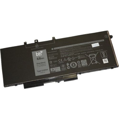 BTI 4-Zellen Li-Ion 68Wh Notebook Akku für Dell Latitude 5280, 5290 (nicht 2-in-1), 5480, 5490, 5491, 5495, 5580, 5590, 55