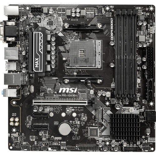 B450M PRO-VDH MAX MATX AMD MB SO AM4 1 PCI-E 16