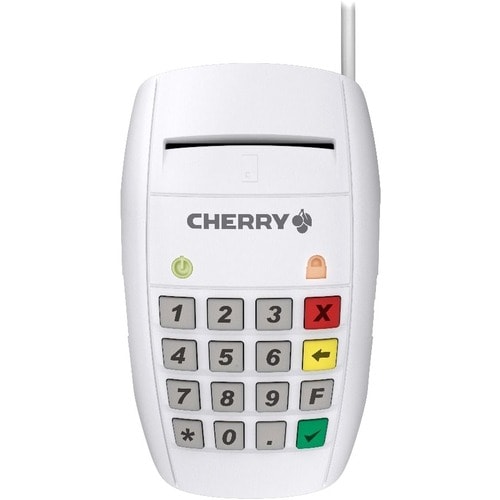 CHERRY ST-2100 Kontakt Robust Smartcard-Lesegerät - Weiß - KabelUSB