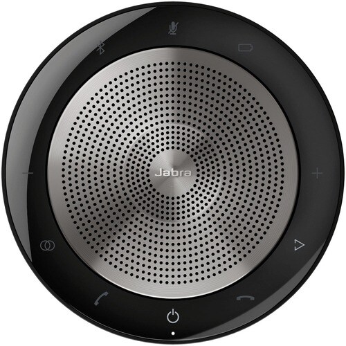 Jabra Speak 750 UC, Universal, Black, Silver, 30 m, 70 dB, 0.9 m, Touch
