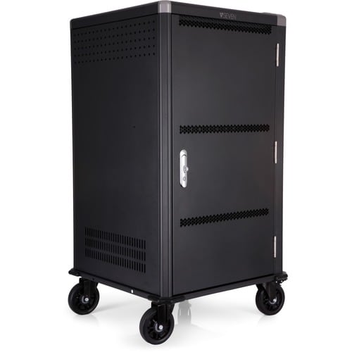 V7 CHGCT30-1E Laptop/Tablet-Ladewagen - Schiebegriff Griff - 4 Rollen - 127 mm Rollengröße - Kalt gewalzter Stahl - 599,9 
