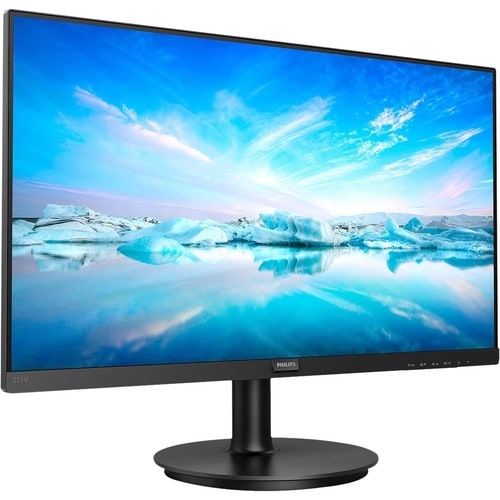 Moniteur LCD Philips 221V8 22" Class Full HD - 16:9 - Noir - 54,6 cm (21,5") Viewable - Vertical Alignment (VA) - WLED Rét