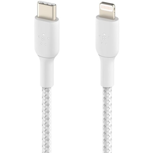 Belkin BoostCharge 2,01 m Lightning/USB-C Datentransferkabel - Cable for iPad, iPad Pro, iPad mini, iPad Air, iPhone - Weiß