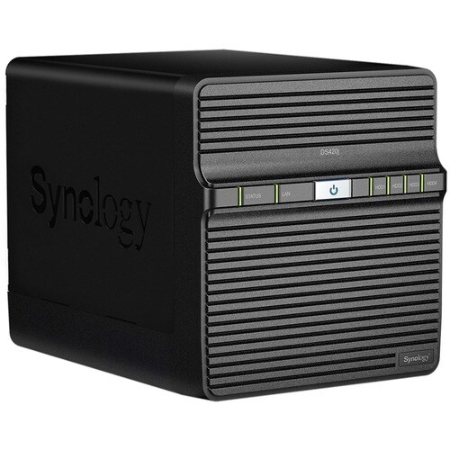 Synology DiskStation DS420j 4 x Gesamtzahl Einschübe SAN/NAS-Speichersystem RTD1296 Quad-Core 1,40 GHz - 1 GB RAM - DDR4 S