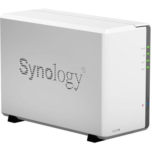 Synology DiskStation DS220J 2 x Gesamtzahl Einschübe SAN/NAS-Speichersystem RTD1296 Quad-Core 1,40 GHz - 512 MB RAM - DDR4