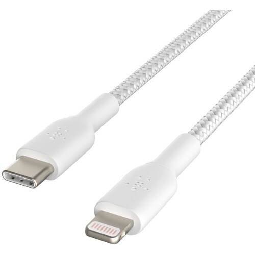 Belkin BoostCharge 1,01 m Lightning/USB-C Datentransferkabel - Cable for iPhone, iPad, iPad Pro, iPad mini - MFI - Weiß