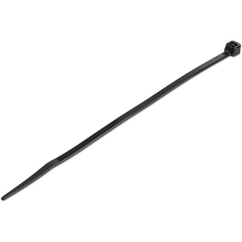 StarTech.com Kabelbinder - 152x3 mm, selbstsichernde Nylon-Kabelbinder mit gebogener Spitze, 94V-2/UL, schwarz, 1000 Stück